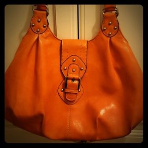 St. John's Bay Orange shoulder bag.